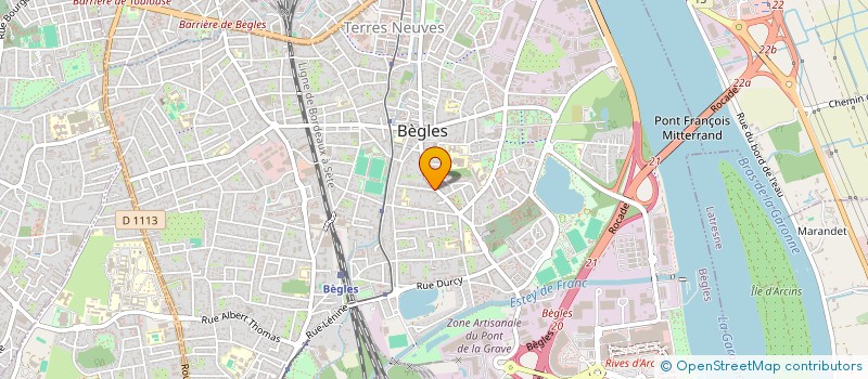localisation de l'entreprise ASSOCIATION PENI BEFFALAN à BEGLES