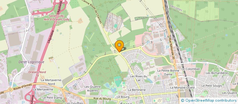 localisation de l'entreprise ASSOCIATION PENITENTIAIRE D'ORLEANS SARAN (APOS) à SARAN