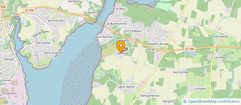 localisation de l'entreprise ASSOCIATION PENN AR SWING à KERVIGNAC