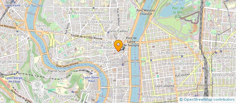 localisation de l'entreprise ASSOCIATION PENTOSAURUS à LYON