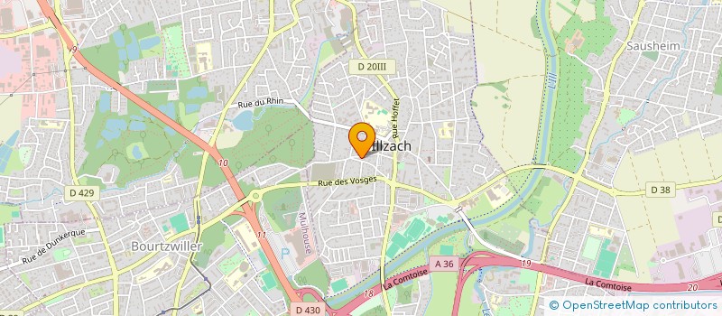 localisation de l'entreprise ASSOCIATION PEPERONCINI  ILLZACH