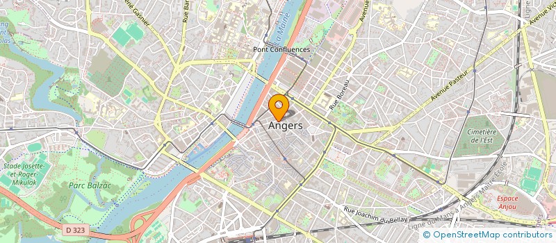 localisation de l'entreprise ASSOCIATION PEPS à ANGERS