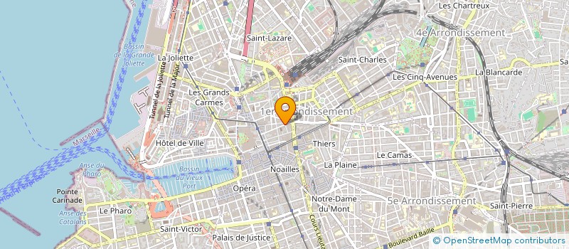 localisation de l'entreprise ASSOCIATION PER POTER  MARSEILLE