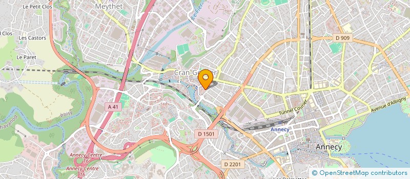 localisation de l'entreprise ASSOCIATION PERCE MONOTONIE DE CRAN GEVRIER à ANNECY