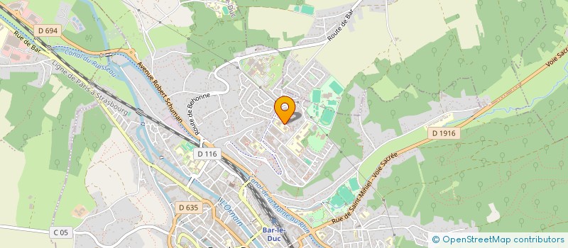 localisation de l'entreprise ASSOCIATION PERGAUTINE à BAR-LE-DUC