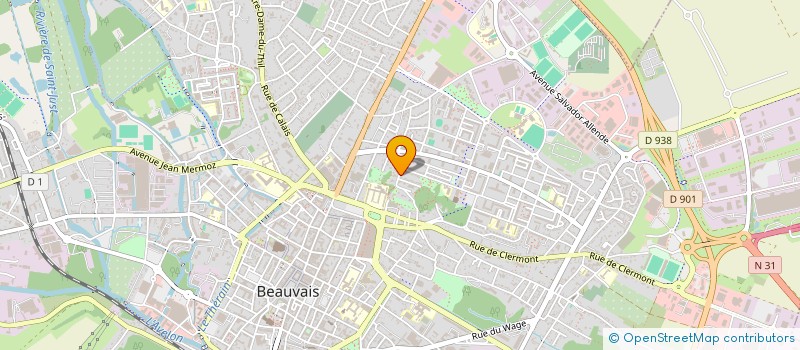 localisation de l'entreprise ASSOCIATION PERIF  BEAUVAIS