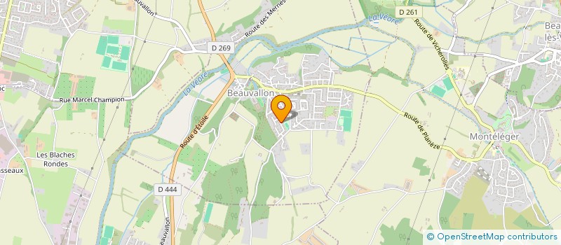 localisation de l'entreprise ASSOCIATION PERISCOLAIRE DE BEAUVALLON  BEAUVALLON