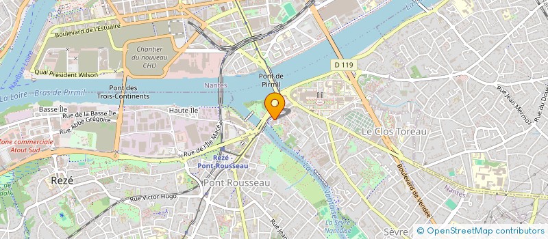 localisation de l'entreprise ASSOCIATION PERMIS DE CONSTRUIRE 44 à NANTES