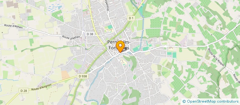 localisation de l'entreprise ASSOCIATION PERNOSANTOUN  PERNES-LES-FONTAINES