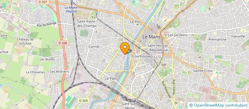 localisation de l'entreprise ASSOCIATION PERSISTANCE RETINIENNE à LE MANS