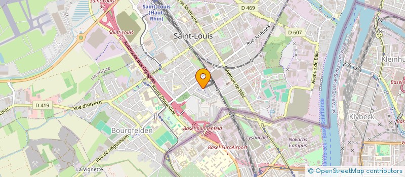 localisation de l'entreprise ASSOCIATION PERSONAL FURSORGESTIFTUNG à SAINT-LOUIS