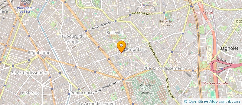 localisation de l'entreprise ASSOCIATION PERSONNE SERVICE ET SOCIETE  PARIS