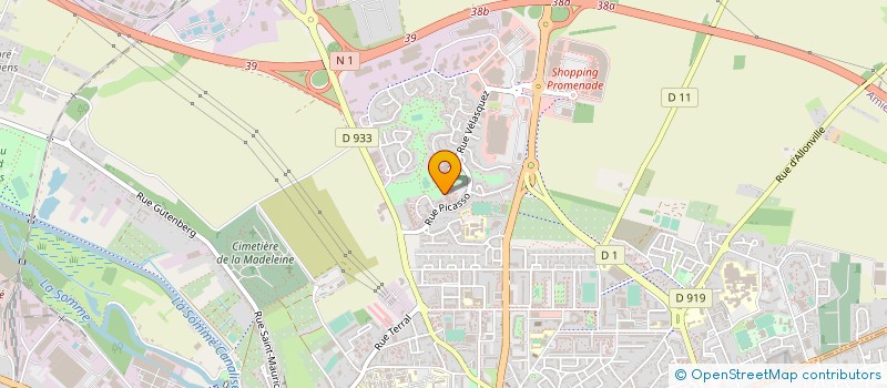 localisation de l'entreprise ASSOCIATION PERSONNES PRIVEES EMPLOI  AMIENS