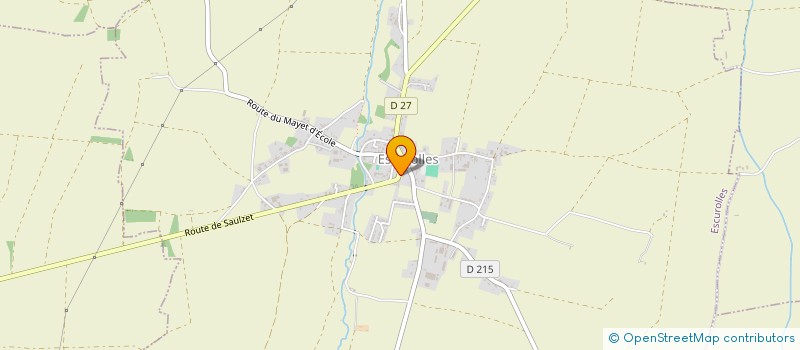 localisation de l'entreprise ASSOCIATION PERVENCHE  ESCUROLLES