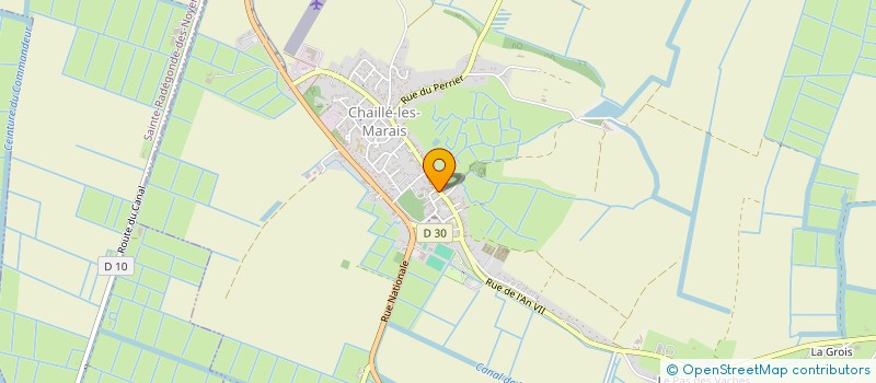 localisation de l'entreprise ASSOCIATION PETANQUE CHAILLE LES MARAIS  CHAILLE-LES-MARAIS