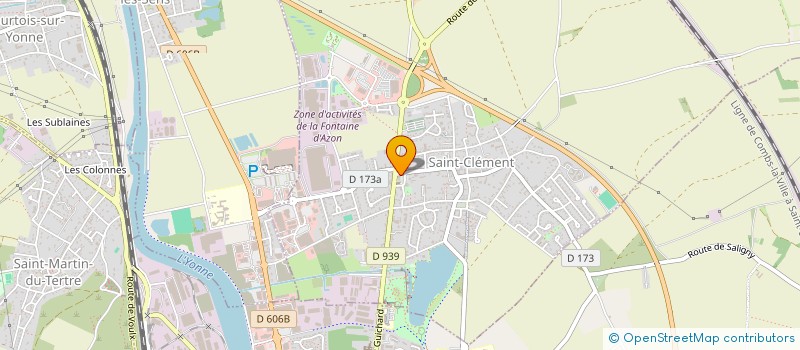 localisation de l'entreprise ASSOCIATION PETANQUE DE GRON  GRON