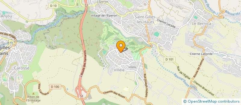 localisation de l'entreprise ASSOCIATION PETANQUE MAHATMA GANDHI  SAINT-PAUL