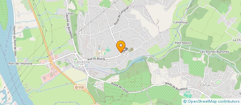 localisation de l'entreprise ASSOCIATION PETIT A PETIT à LATRESNE