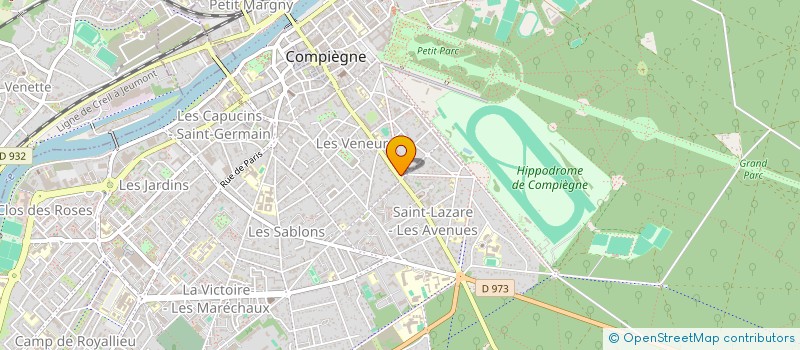 localisation de l'entreprise ASSOCIATION PETIT LAGRUE  COMPIEGNE