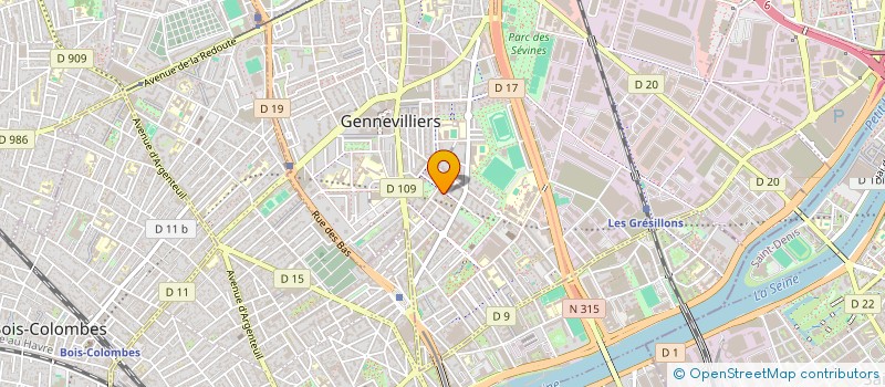 localisation de l'entreprise ASSOCIATION PETITE EMILIE à GENNEVILLIERS