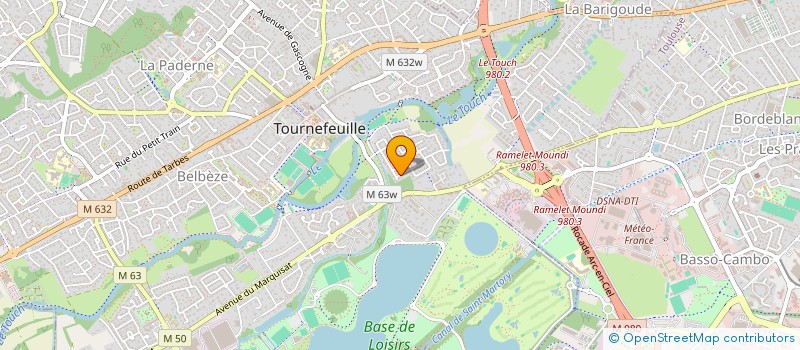 localisation de l'entreprise ASSOCIATION PETITE REPUBLIQUE  TOURNEFEUILLE