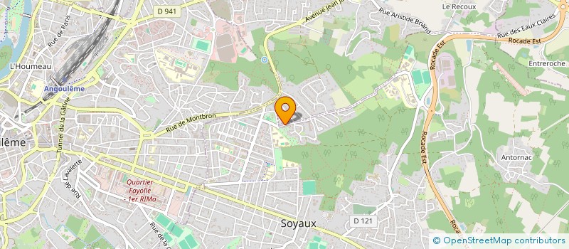 localisation de l'entreprise ASSOCIATION PETITES AVENTURES MUSICALES 16  SOYAUX