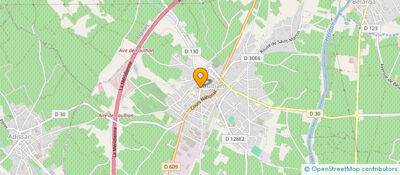 localisation de l'entreprise ASSOCIATION PETITES SOEURS DE L'ANNONCIATION  PAULHAN