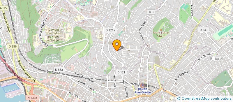 localisation de l'entreprise ASSOCIATION PEUPLE ET CULTURE HAUTE-NORMANDIE à MONT-SAINT-AIGNAN