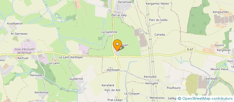 localisation de l'entreprise ASSOCIATION PEUPLES SOLIDAIRES à BREST