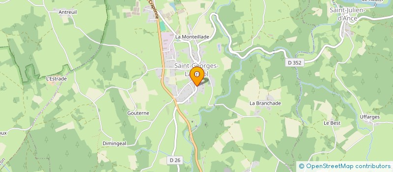 localisation de l'entreprise ASSOCIATION PG CATM VEUVES ET SYMPATHISANTS DE SAINT GEORGES LAGRICOL  SAINT-GEORGES-LAGRICOL