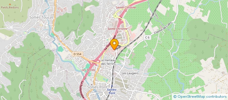 localisation de l'entreprise ASSOCIATION PHAR83  SOLLIES-PONT