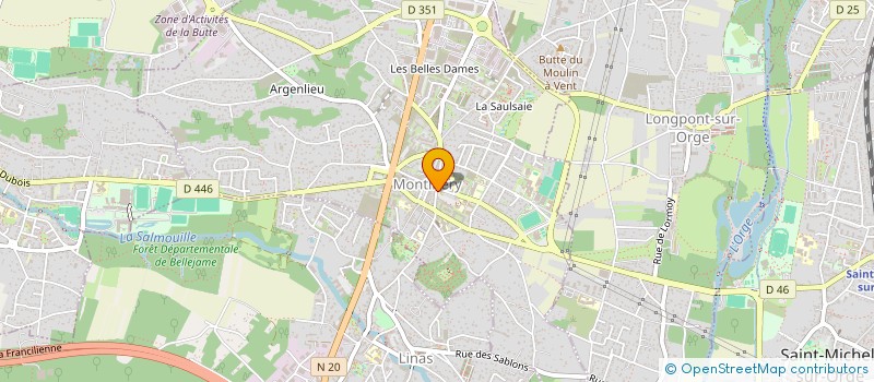 localisation de l'entreprise ASSOCIATION PHASE TEN  MONTLHERY