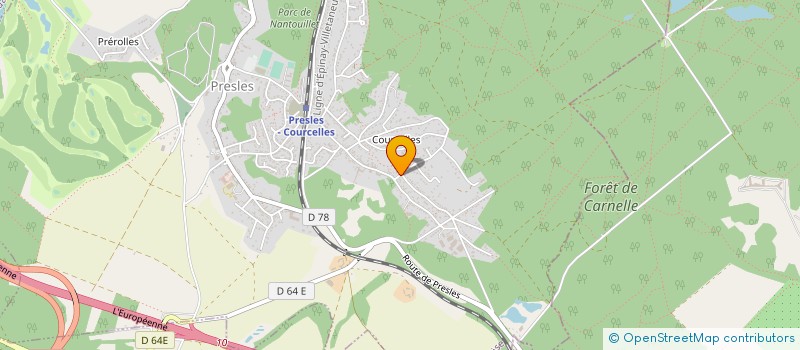 localisation de l'entreprise ASSOCIATION PHENIX  PRESLES