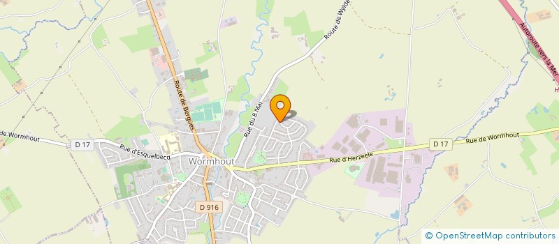 localisation de l'entreprise ASSOCIATION PHILANTHROPIQUE ET CARNAVALESQUE LES BUCKENAERES  COUDEKERQUE-BRANCHE