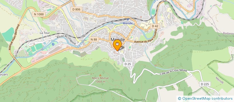 localisation de l'entreprise ASSOCIATION PHILATELIQUE DE GEVAUDAN à MENDE