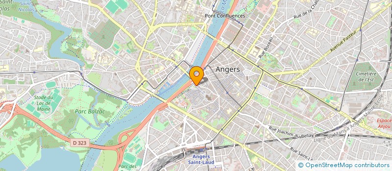localisation de l'entreprise ASSOCIATION PHILATELIQUE DE L ANJOU à ANGERS