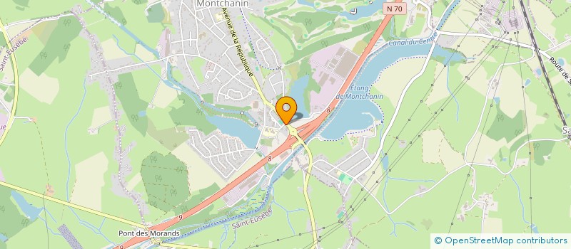 localisation de l'entreprise ASSOCIATION PHILATELIQUE DE MONTCHANIN  MONTCHANIN