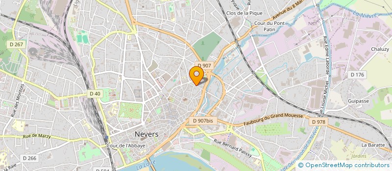 localisation de l'entreprise ASSOCIATION PHILATELIQUE DE NEVERS à NEVERS