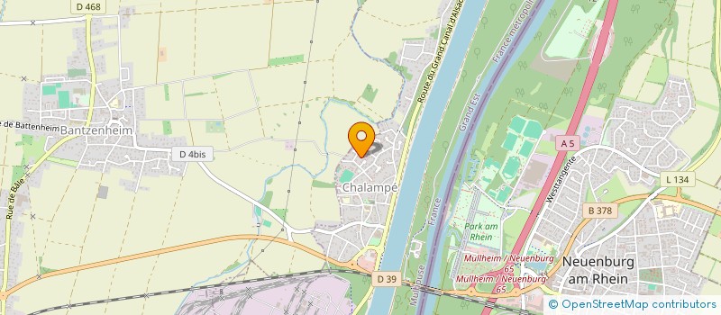 localisation de l'entreprise ASSOCIATION PHILATELIQUE DU RHIN  CHALAMPE