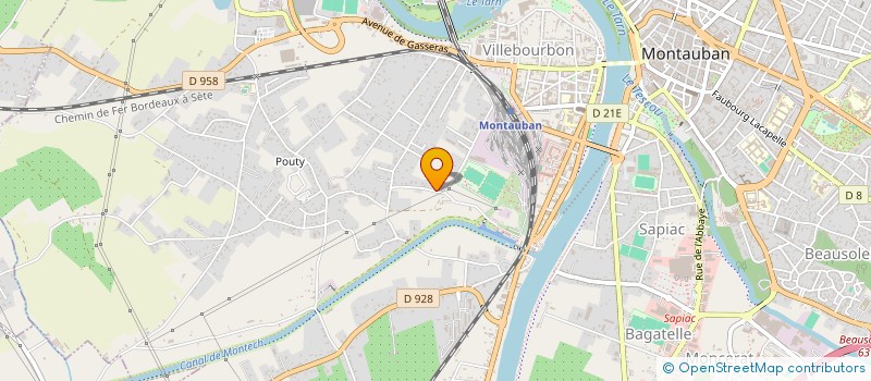 localisation de l'entreprise ASSOCIATION PHILIA  MONTAUBAN