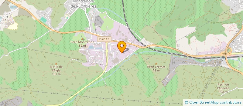 localisation de l'entreprise ASSOCIATION PHILOSOPHIQUE NARBONNAISE  MONTREDON-DES-CORBIERES