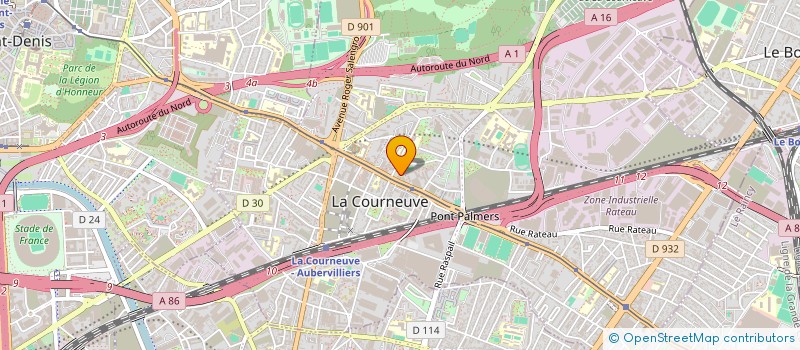 localisation de l'entreprise ASSOCIATION PHILOTECHNIQUE DE ST DENIS à LA COURNEUVE