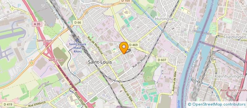 localisation de l'entreprise ASSOCIATION PHOENIX à SAINT-LOUIS