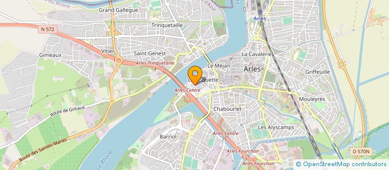 localisation de l'entreprise ASSOCIATION PHONURGIA NOVA à ARLES