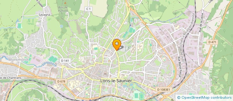 localisation de l'entreprise ASSOCIATION PHOSPHENE à LONS-LE-SAUNIER