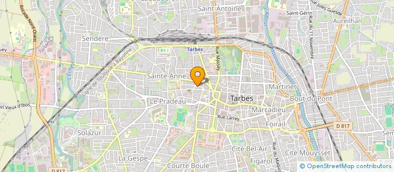 localisation de l'entreprise ASSOCIATION PHOTOGRAPHIE E  TARBES