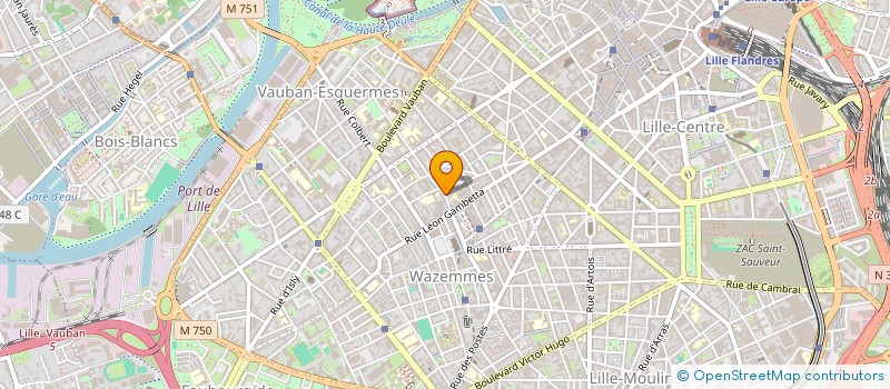 localisation de l'entreprise ASSOCIATION PI à LILLE