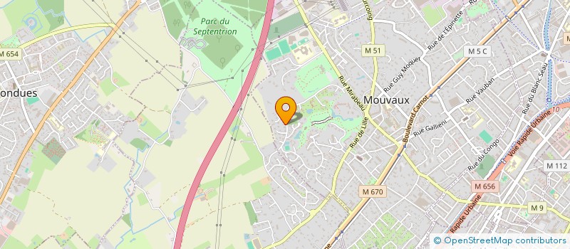 localisation de l'entreprise ASSOCIATION PIACELLO  MOUVAUX