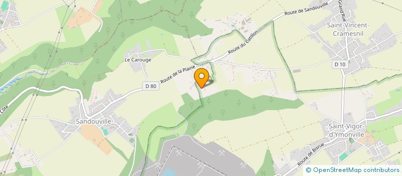 localisation de l'entreprise ASSOCIATION PIAN'PIANE  SAINT VIGOR D'YMONVILLE