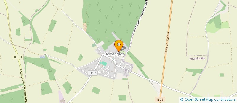 localisation de l'entreprise ASSOCIATION PICARDE DES PARCS ET JARDINS  BERTANGLES